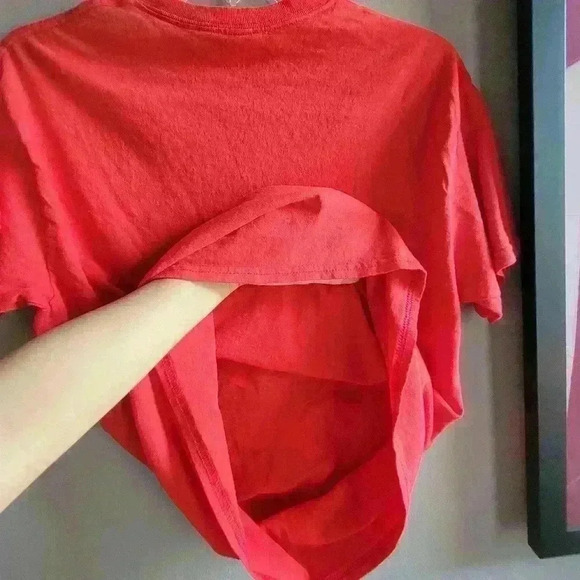 Sword Attack Titan Logo Men's T Shirt Atack on Titan Size M Red Short Sleeve - Picture 4 of 10